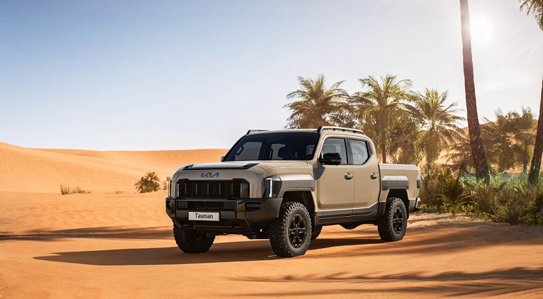 В России начали продавать рамный внедорожник Kia Tasman: 281-сильный мотор и полный привод &mdash; за 6,55 млн рублей