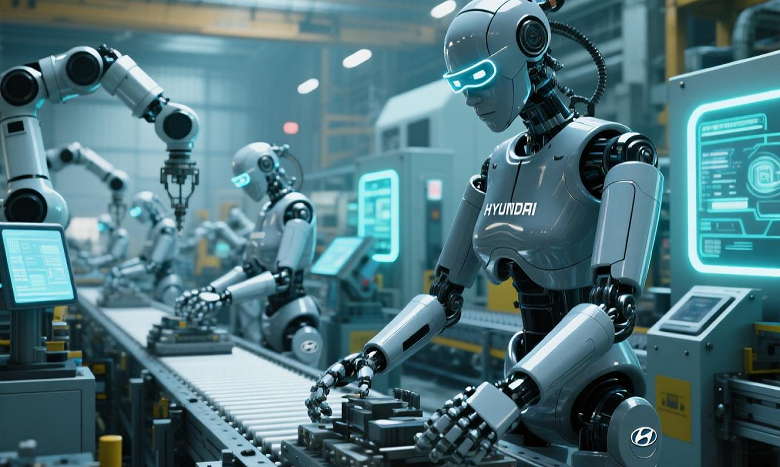 Hyundai переключается на роботов. Компания планирует выпускать 30 000 единиц на новом заводе - 1 Hyundai переключается на роботов. Компания планирует выпускать 30 000 единиц на новом заводе