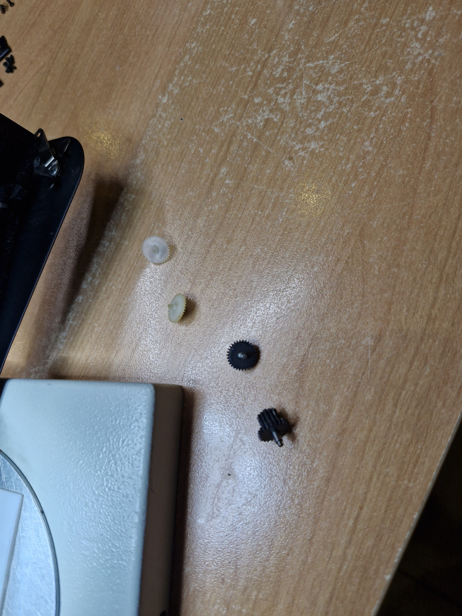 Шестерёнки: что-то с донора, что-то напечатано