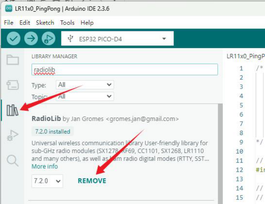 Практическое руководство по реализации LoRa-связи точка-точка между модулем LoRa1120 и ESP32 - 5