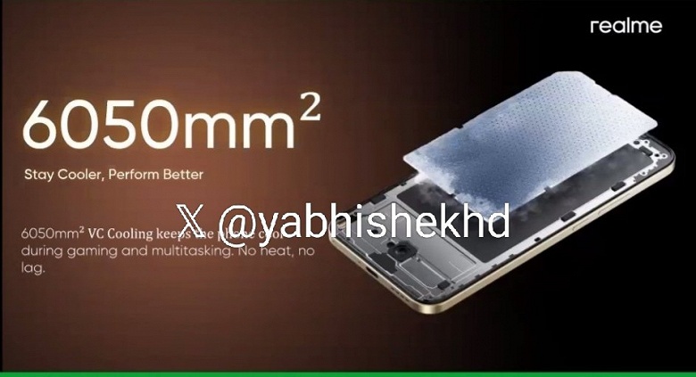 &laquo;Маленький iPhone&raquo; с аккумулятором 7000 мАч и 60-ваттной зарядкой &mdash; недорого. Раскрыты характеристики и стоимость Realme 15T