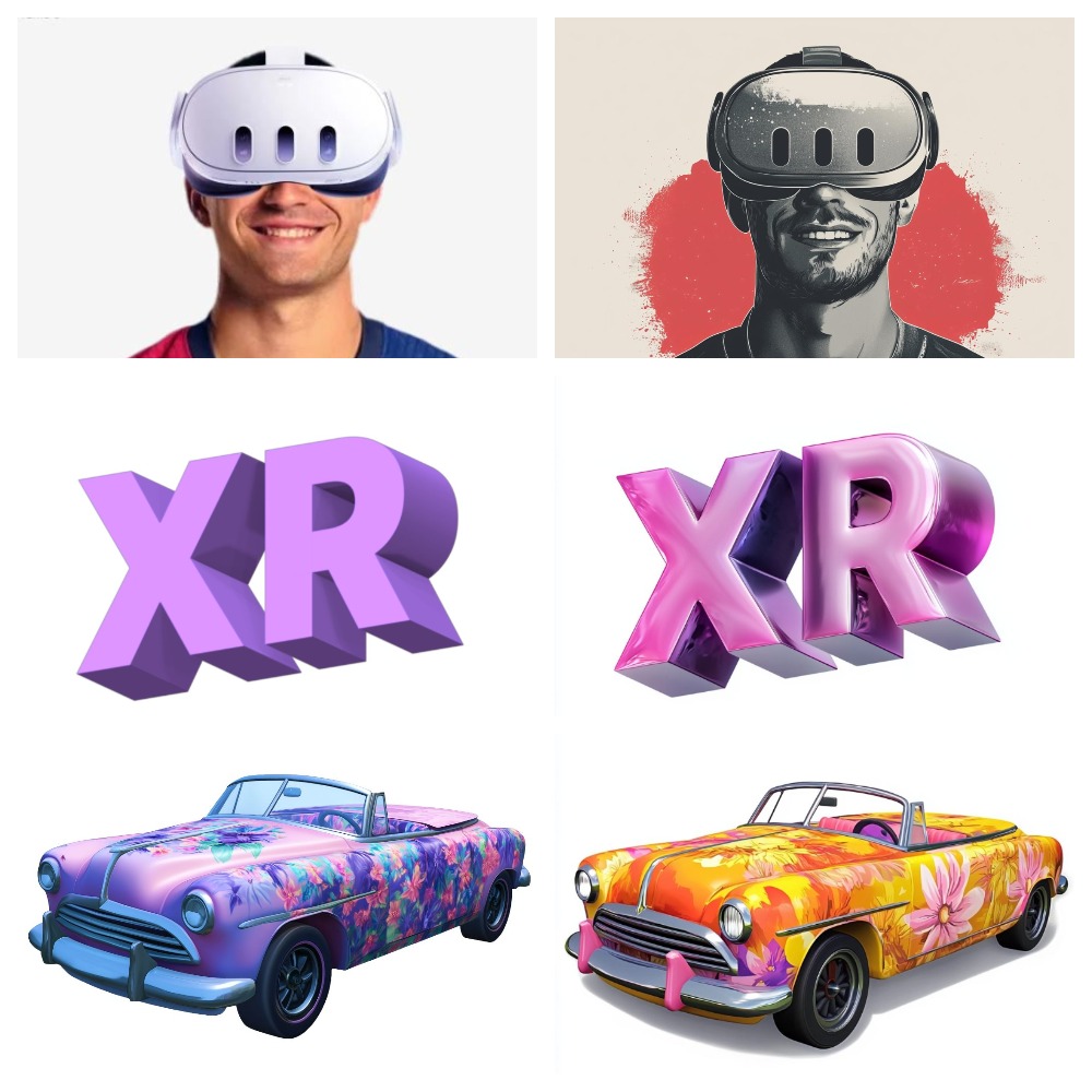 В Midjourney можно работать не только с теми картинками, которые вы в нём сгенерили, но и отправлять свои, после чего редактировать: удалять или добавлять детали, менять освещение, окружение, делать реколор или ретекстурить. Протестировал реколор и ретекстуринг.