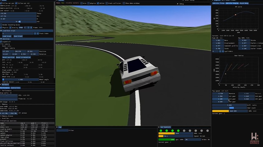 Программирование автомобилей в играх - 1