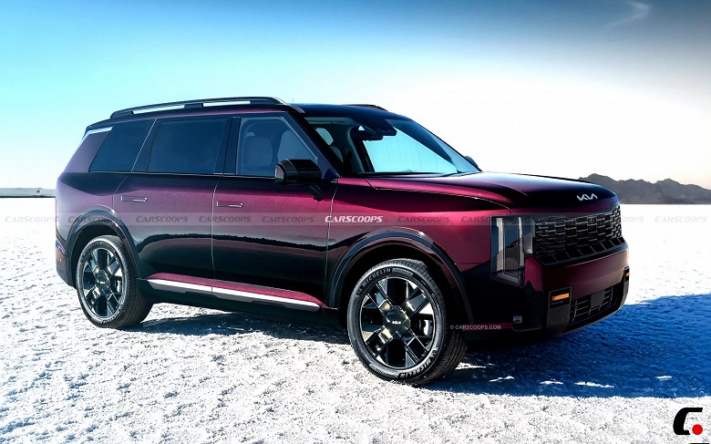 Большой внедорожник Kia Telluride 2026 обновится: новый дизайн и моторы объемом 2,5 и 3,5 литра