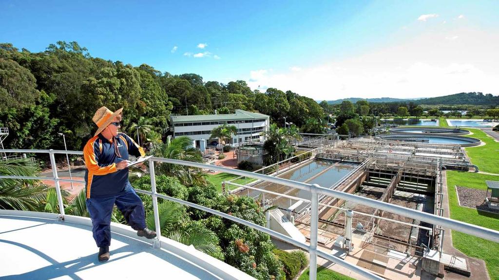 Очистные сооружения системы канализации Маручи в наши дни. Отметим, что шир тут — не имя собственное, как у Толкина, а принятое в Квинсленде название единиц местного самоуправления по староанглийскому образцу. Шир Маручи — утопающий в зелени курортный район на побережье Тихого океана в 100 км к северу от Брисбена с населением около 150 тысяч человек.