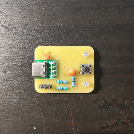 Первая отладочная плата с USB (проблемная)  