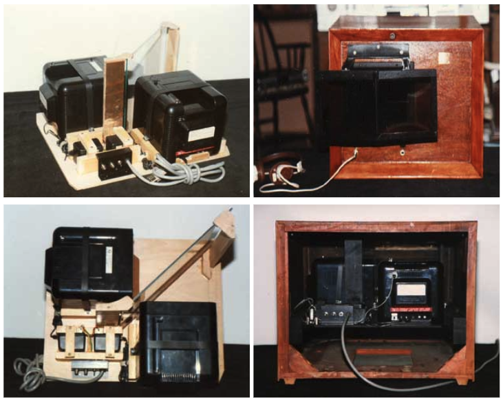 Так выглядит расположение элементов в телевизоре: довольно простая и оригинальная реализация. Учитывая, что этому устройству более 70 лет