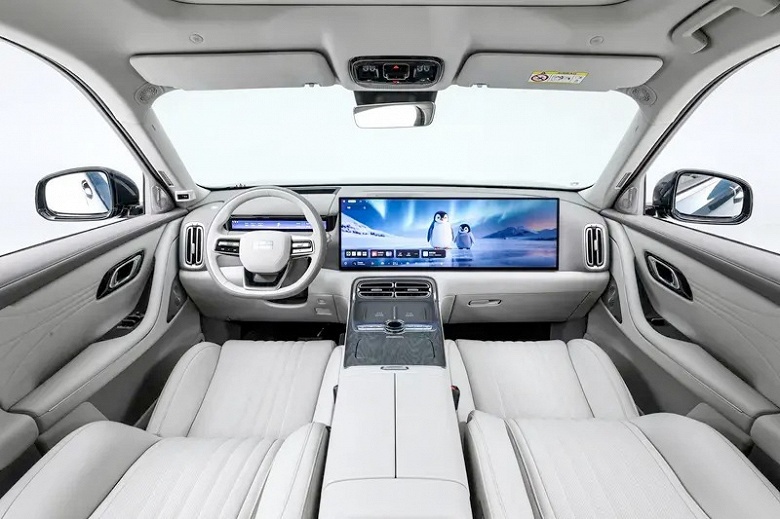 Аналог Li Auto L9 и Aito M9 с запасом хода 1500 км и расходом 4,8 л/100 км, за 27 000 долларов. Состоялась мировая премьера Geely Galaxy M9