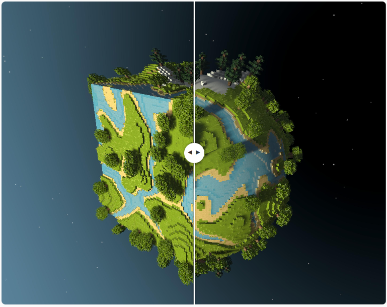 Кубистая планета — делаем шарообразный мир в стиле Minecraft - 8