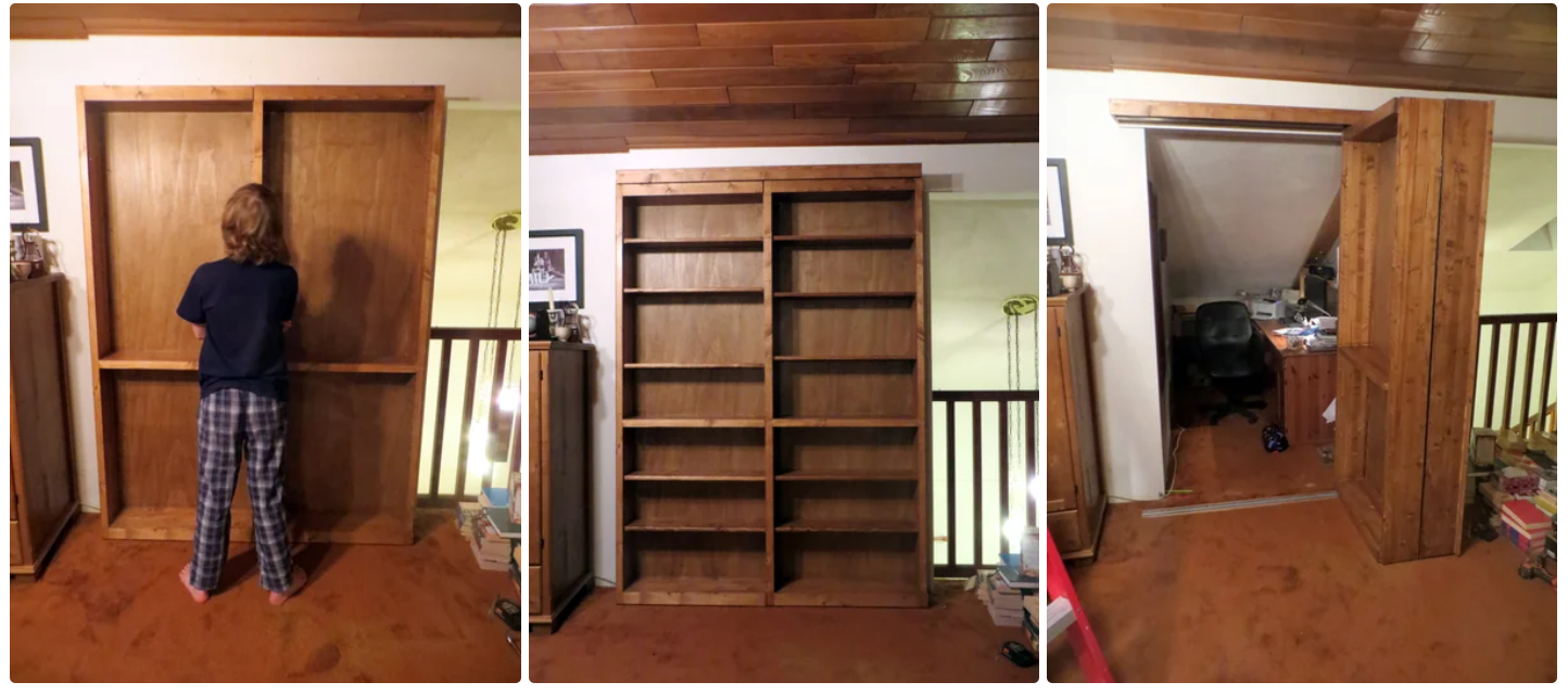 Книжный шкаф — секретная дверь - 21 Книжный шкаф — секретная дверь - 21