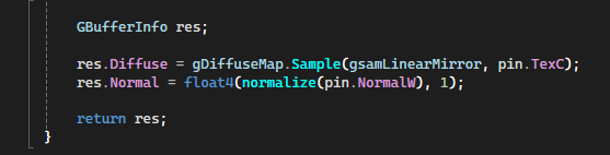 Возвращение буфера геометрии