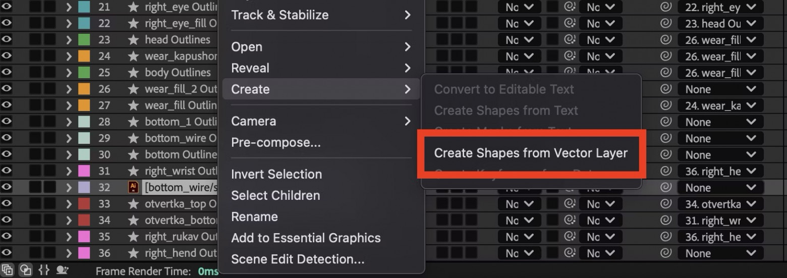 Конвертация Ai-файла в Shapes.