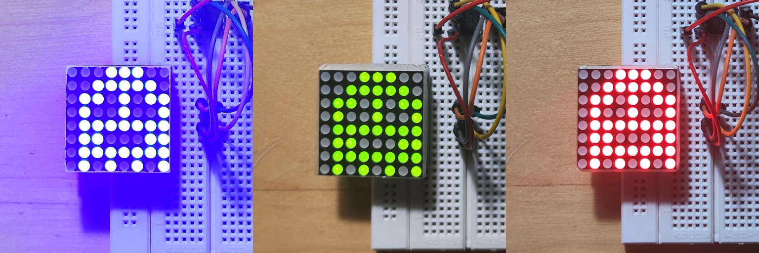 MAX7219 с разными матрицами  