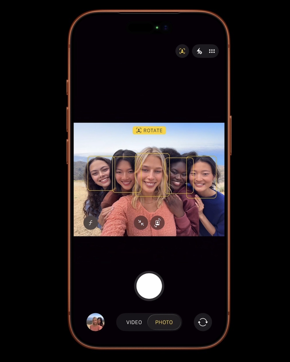 Инновационная 18Мп фронтальная камера Center Stage выводит селфи на новый уровень