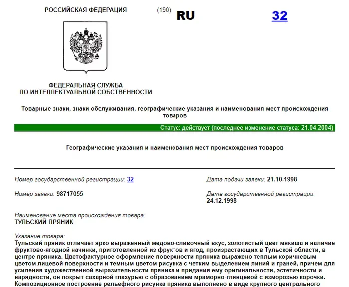 «Пекари из Тулы патентуют название «Тульский пряник»»: что происходит на самом деле и где теперь искать настоящие традиционные продукты Юристы, Малый бизнес, Закон, Право, Длиннопост