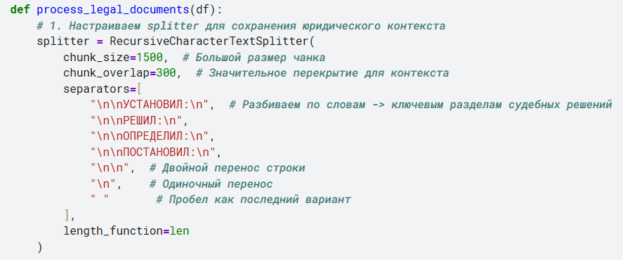 Law & Practice Ensemble RAG. Как создать ассистента, помогающего решать многоаспектные юридические задачи - 12