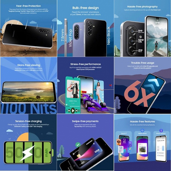 Прочный и дешевый смартфон Samsung, который будет обновляться 6 лет. Представлен Galaxy F17 5G - 2 Прочный и дешевый смартфон Samsung, который будет обновляться 6 лет. Представлен Galaxy F17 5G