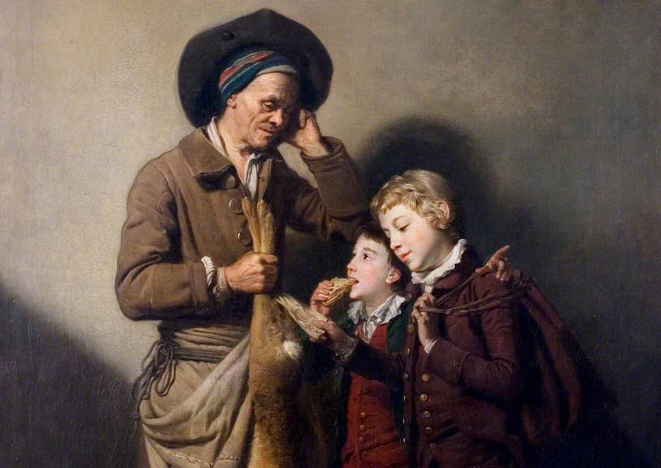 Как считается, первое изображение сэндвича на картине «The Porter and the Hare» жившего в Англии художника Иоганна Цоффани, 1768 год. Интересно, что у этого же автора есть портрет и графа Сэндвича