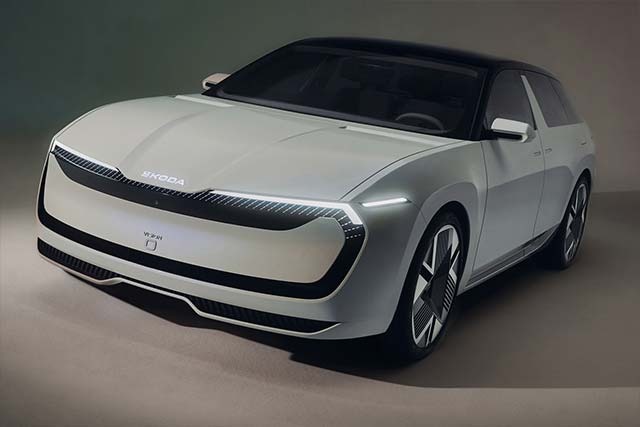 Skoda представила концепт-кар Vision O, демонстрирующий будущее семейства универсалов марки: экологичные материалы, автономное вождение и интеллектуальный помощник - 1 Skoda представила концепт-кар Vision O, демонстрирующий будущее семейства универсалов марки: экологичные материалы, автономное вождение и интеллектуальный помощник