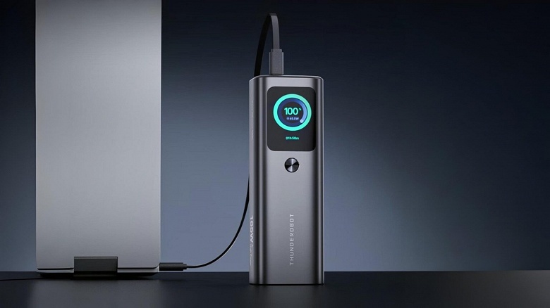 165 Вт и 20 000 мА&bull;ч в компактном корпусе с автомобильными ячейками: представлен внешний аккумулятор Thunderobot V20 Pro для ноутбуков