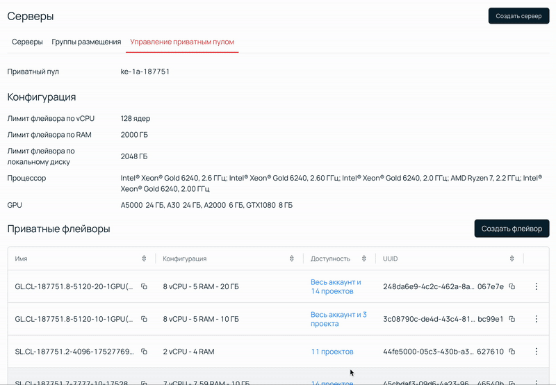 Кастомные флейворы, интеграция с сервисом логов в DBaaS и другие апдейты августа в продуктах Selectel - 3