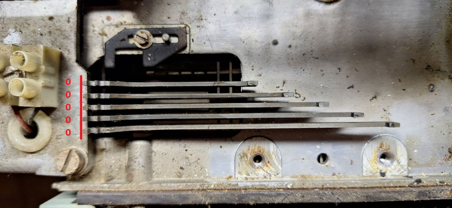 Планки в исходном состоянии