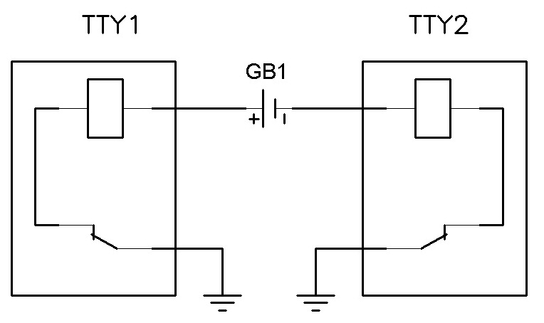 Упрощенная схема соединения