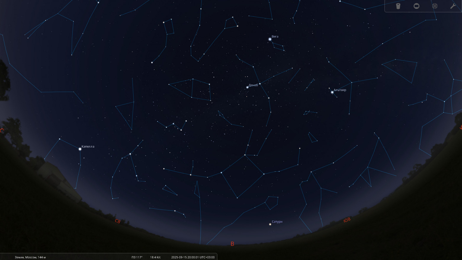 Звёздное небо сентября 2025 - 4