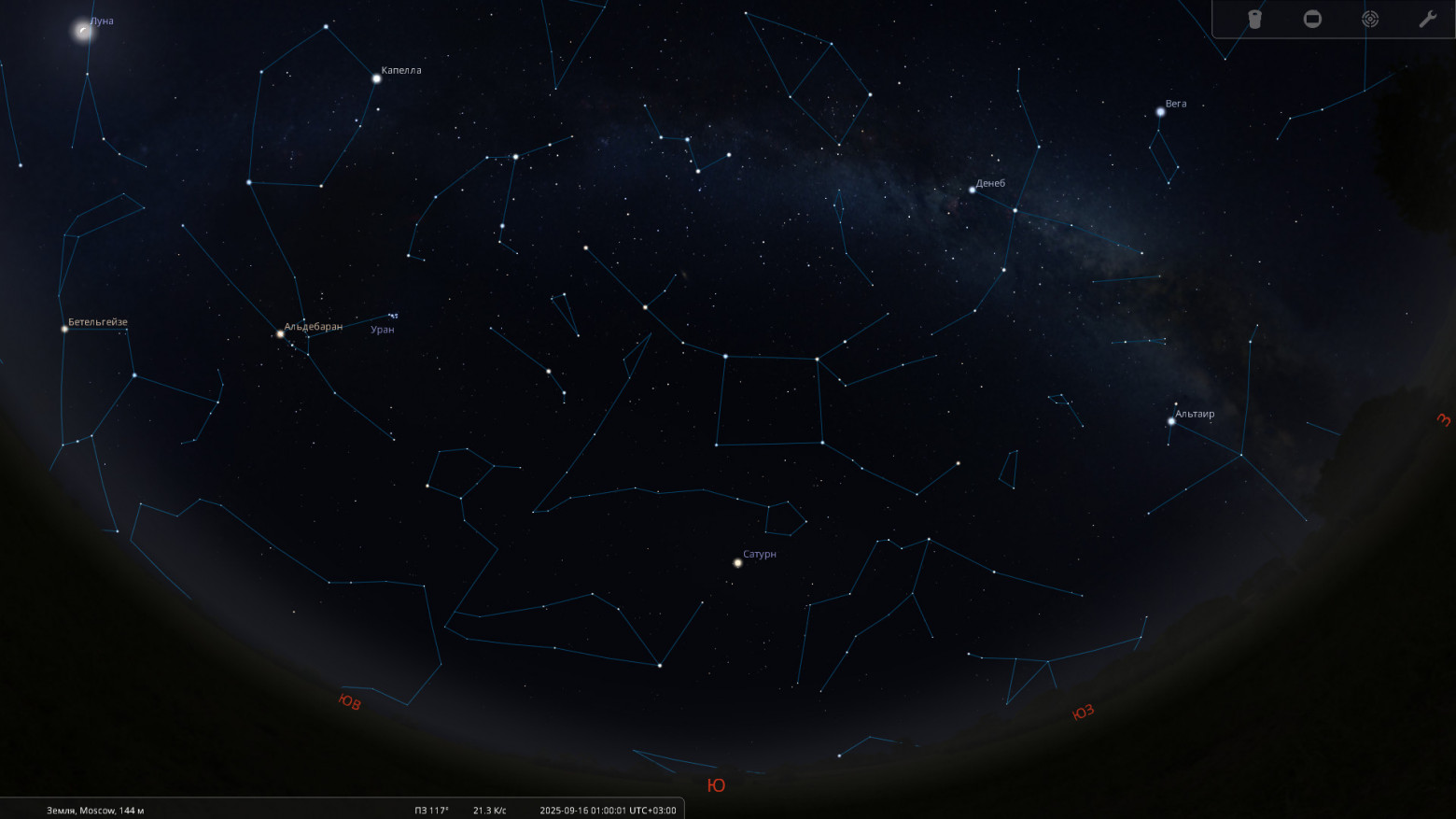 Звёздное небо сентября 2025 - 5