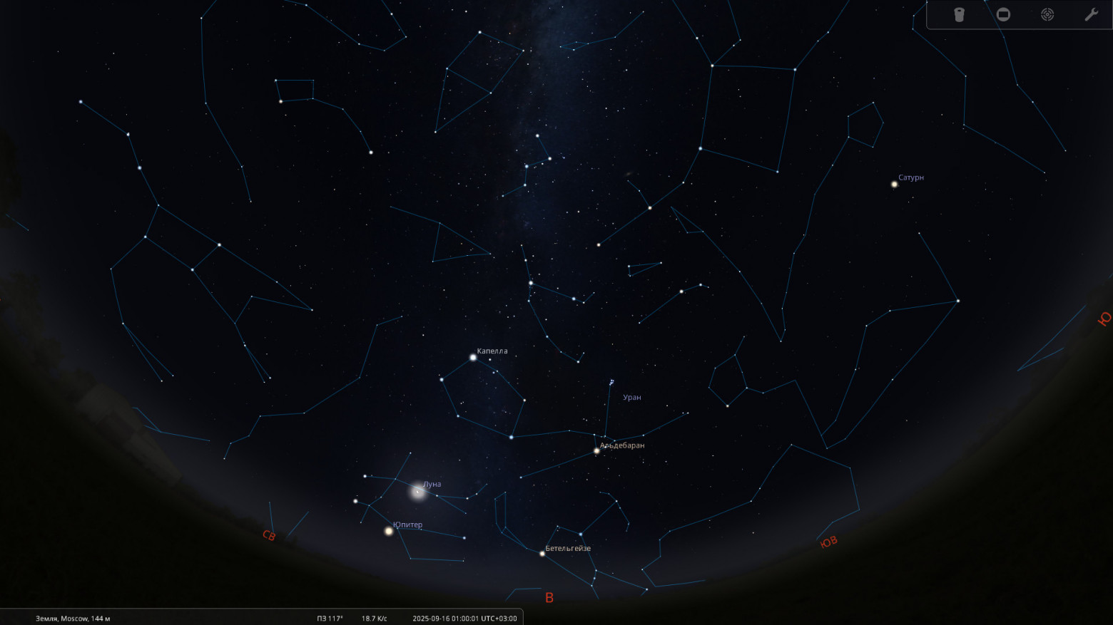 Звёздное небо сентября 2025 - 7