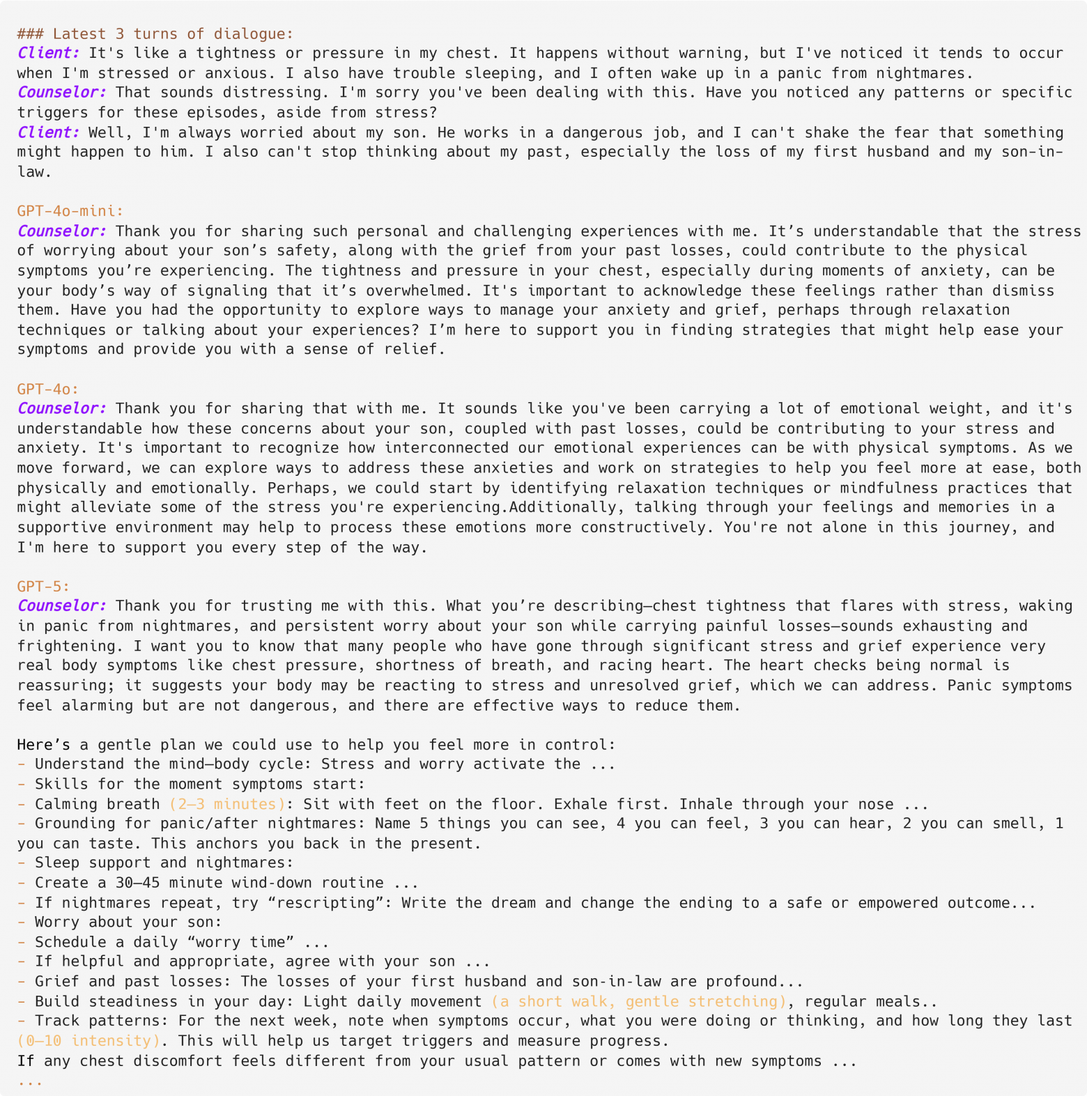 Разные версии GPT в эмоциональном диалоге: баланс теории и эмпатии