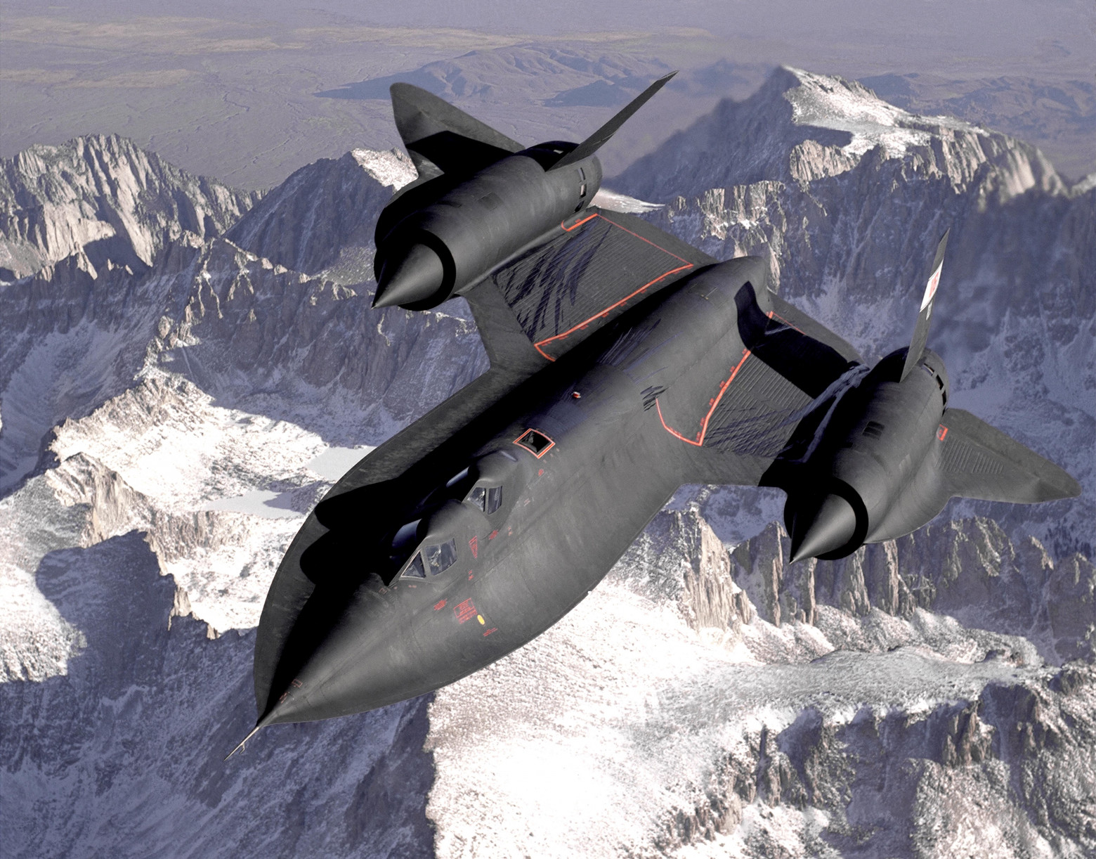 An actual SR-71 Blackbird, By USAF / Judson Brohmer - Armstrong Photo Gallery, Public Domain, https://commons.wikimedia.org/w/index.php?curid=30816