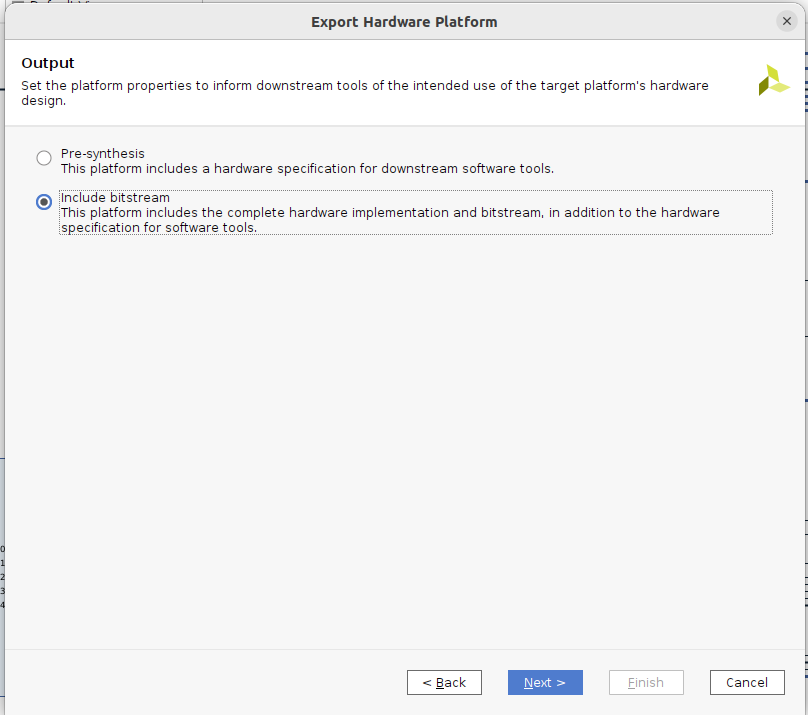 Рисунок 2.6. Экспорт аппаратной платформы.