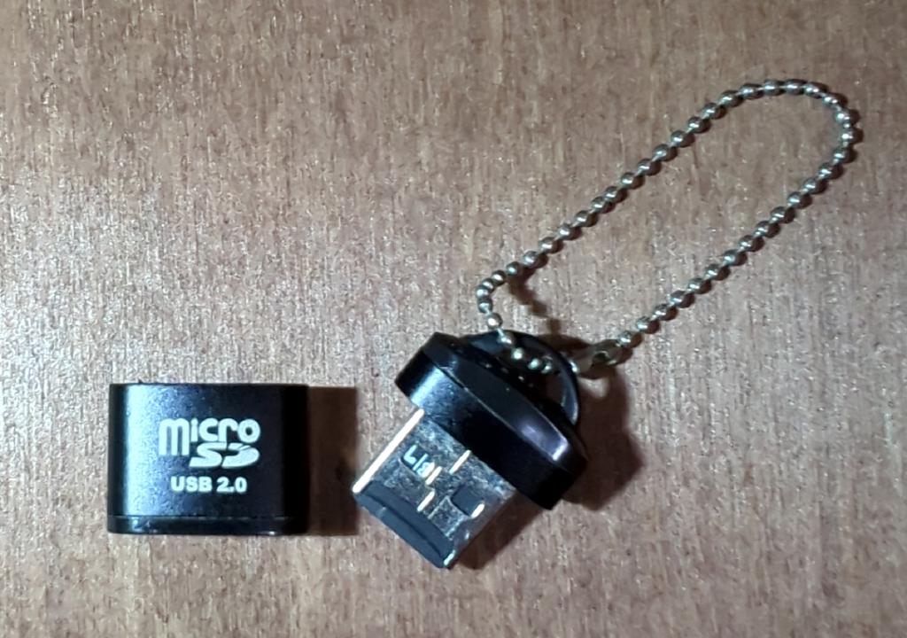 Переходник microSD → USB-A