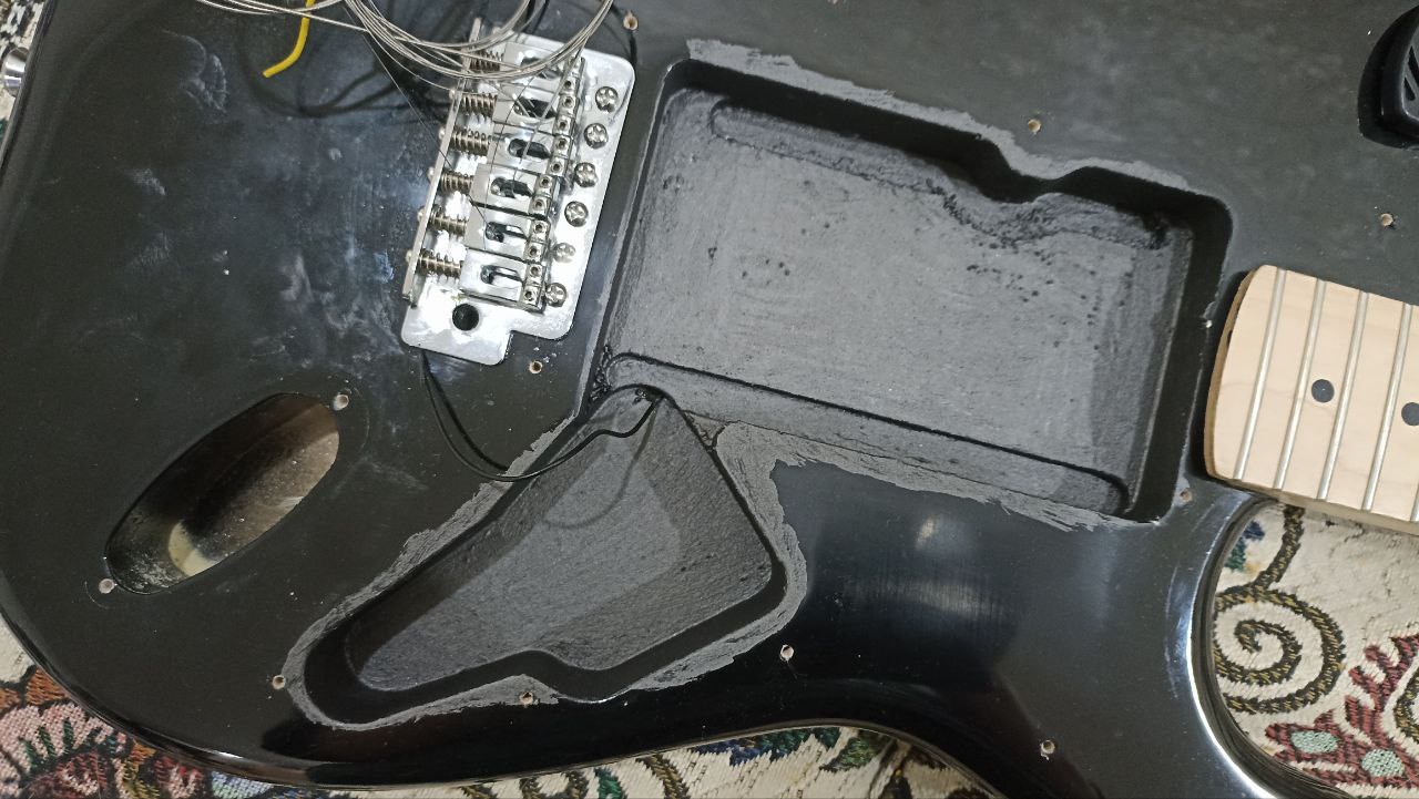 Установка бриджевого хамбакера на дешёвый стратокастер - 27 Установка бриджевого хамбакера на дешёвый стратокастер - 27