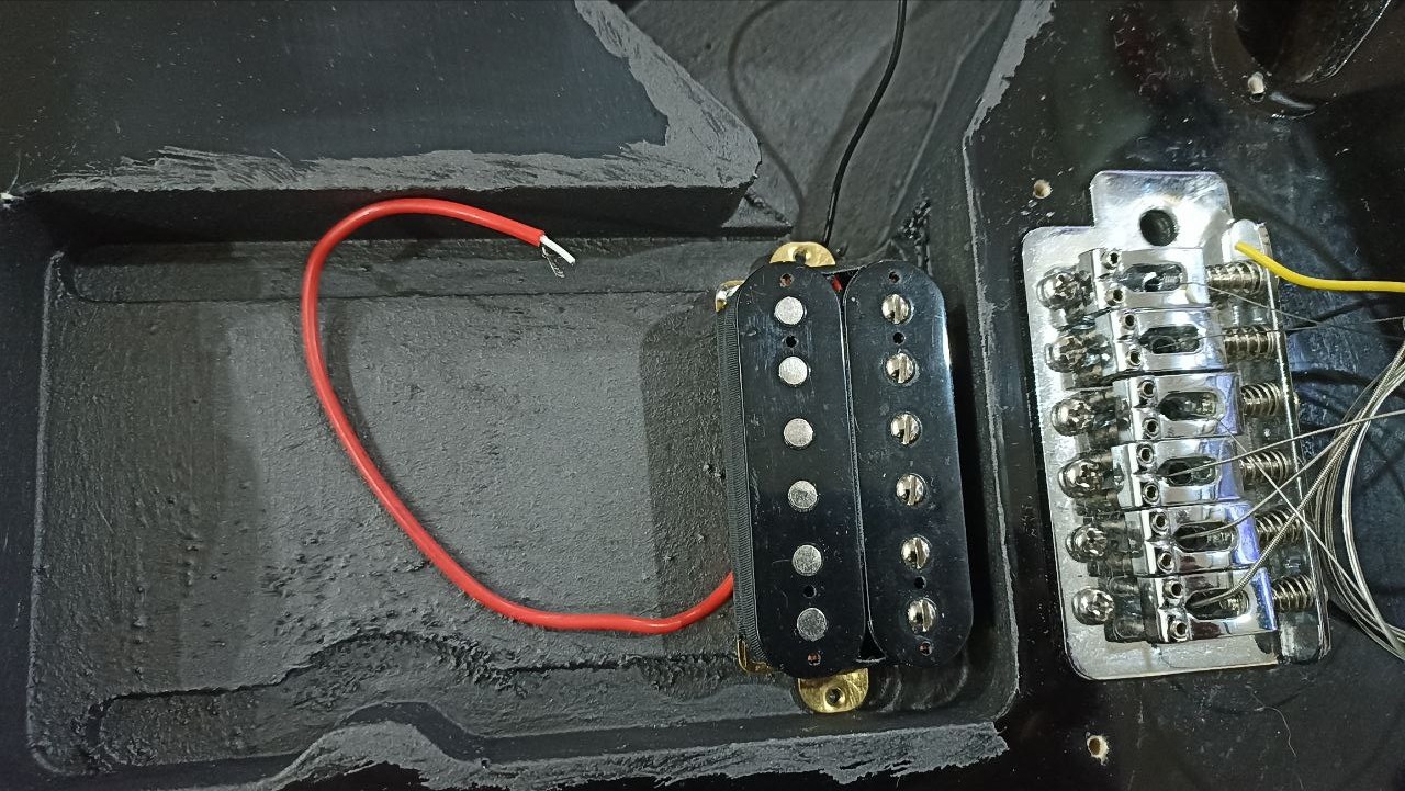 Установка бриджевого хамбакера на дешёвый стратокастер - 28 Установка бриджевого хамбакера на дешёвый стратокастер - 28