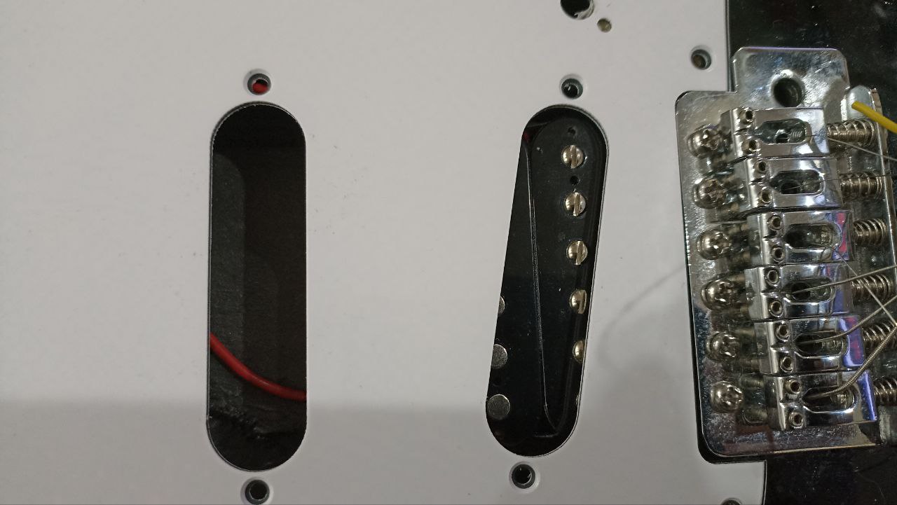Установка бриджевого хамбакера на дешёвый стратокастер - 29 Установка бриджевого хамбакера на дешёвый стратокастер - 29
