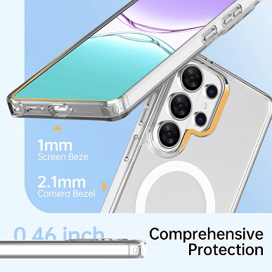 Samsung Galaxy S26 Pro, Galaxy S26 Edge и Galaxy S26 Ultra показали на новых рендерах в чехлах с поддержкой магнитной беспроводной зарядки - 3 Samsung Galaxy S26 Pro, Galaxy S26 Edge и Galaxy S26 Ultra показали на новых рендерах в чехлах с поддержкой магнитной беспроводной зарядки