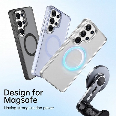 Samsung Galaxy S26 Pro, Galaxy S26 Edge и Galaxy S26 Ultra показали на новых рендерах в чехлах с поддержкой магнитной беспроводной зарядки - 4 Samsung Galaxy S26 Pro, Galaxy S26 Edge и Galaxy S26 Ultra показали на новых рендерах в чехлах с поддержкой магнитной беспроводной зарядки