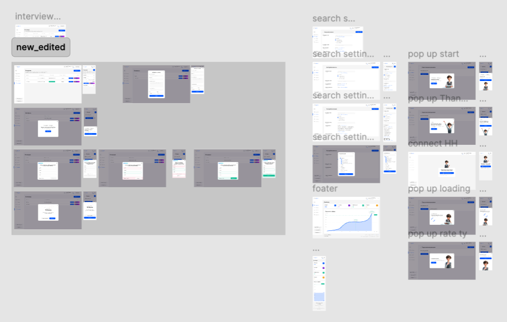 Прототипы дизайна интерфейса Софи