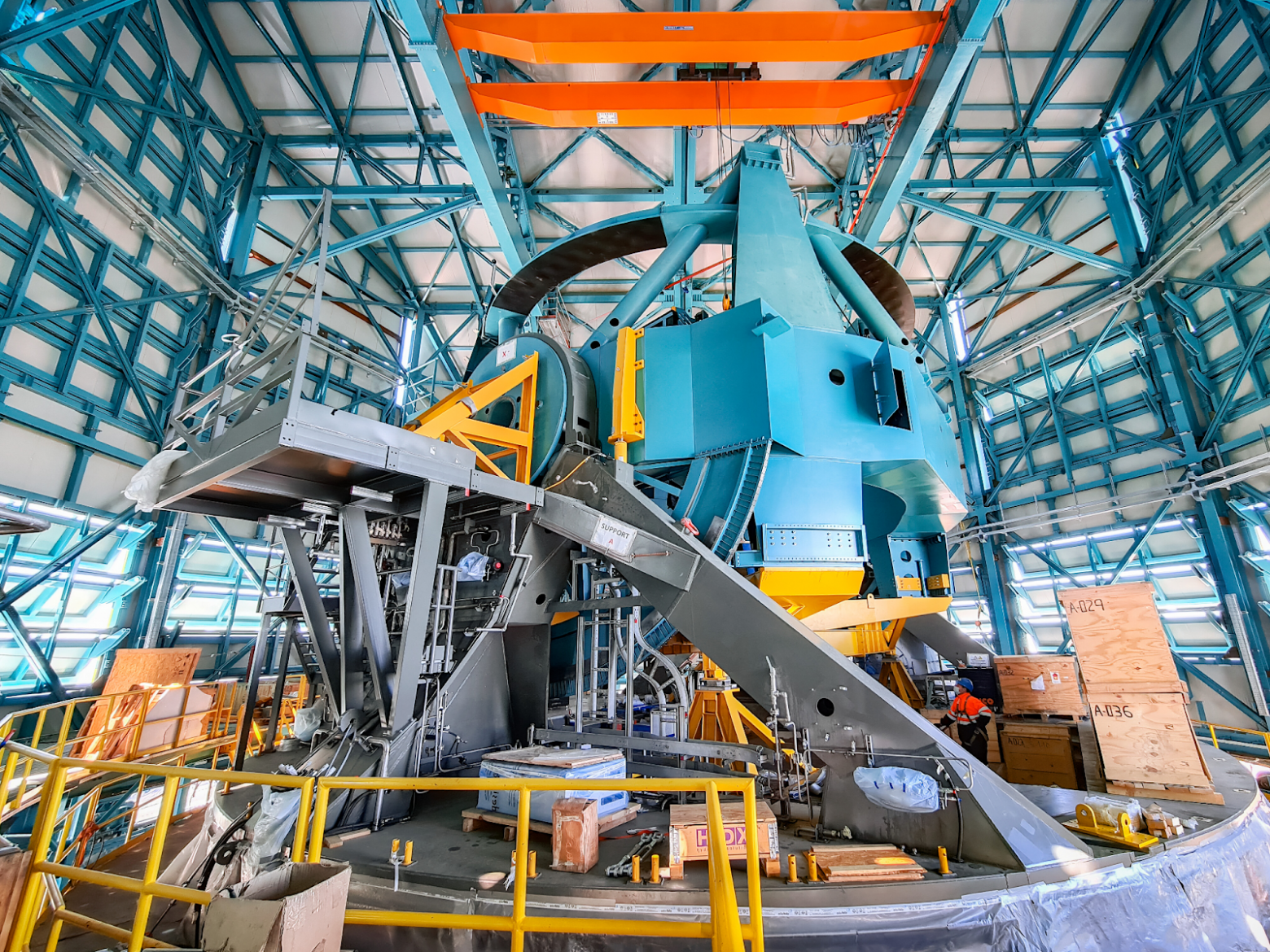 Процесс монтажа телескопа — сложнейшая инженерная задача