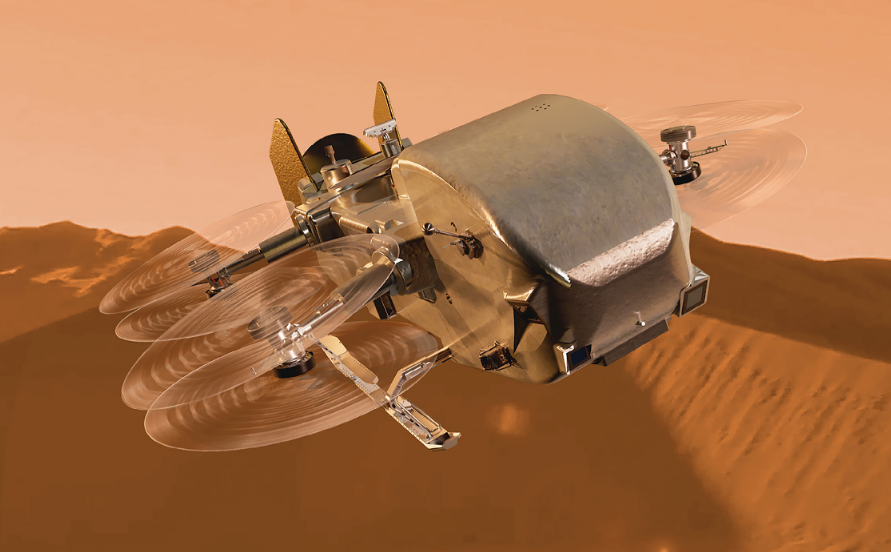 Вот так выглядит дрон в представлении инженеров NASA. Источник