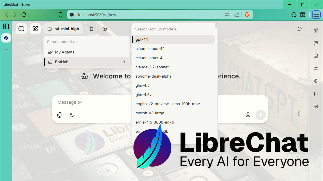 LibreChat: как настроить локальный мультичат для сотен нейросетей без подписок (Win11-Linux-Mac) - 1