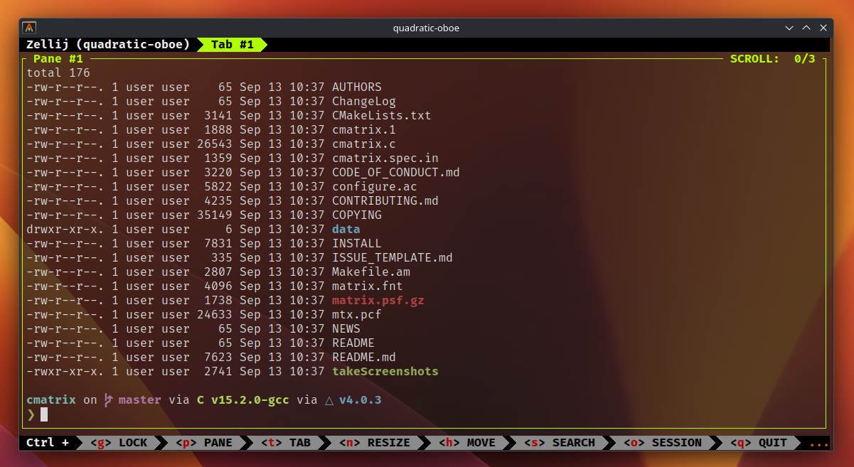 Alacritty + Zellij + Starship