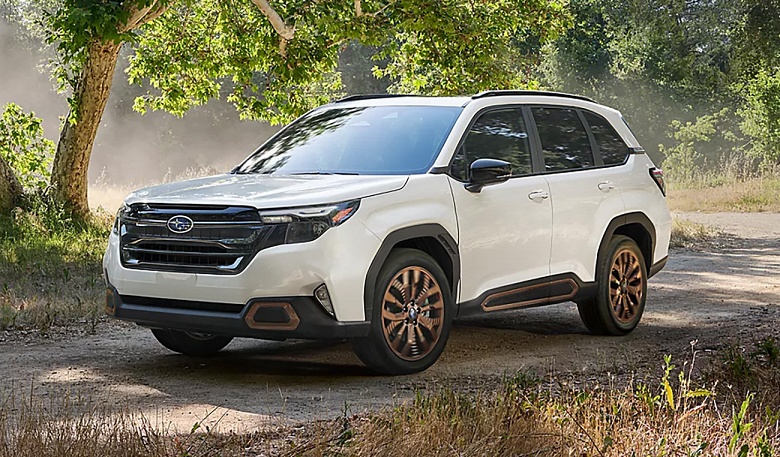 В Россию едут совершенно новые Subaru Forester 2025: 2,5-литровый мотор и полный привод за 7,4 млн рублей
