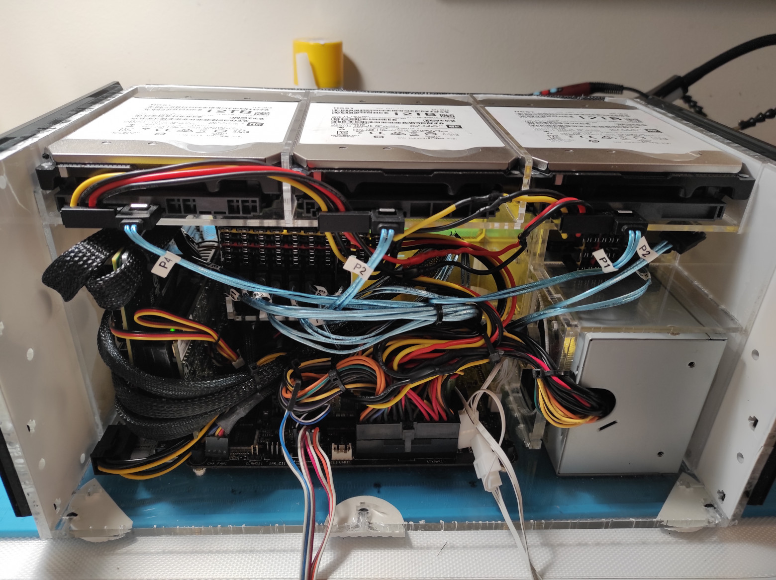 Хождение по граблям, или создаем свой мини корпус для NAS, 26ssd 3+5hdd - 14 Хождение по граблям, или создаем свой мини корпус для NAS, 26ssd 3+5hdd - 14