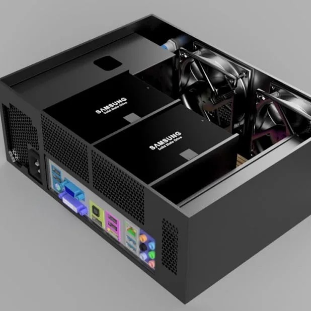 Хождение по граблям, или создаем свой мини корпус для NAS, 26ssd 3+5hdd - 4 Хождение по граблям, или создаем свой мини корпус для NAS, 26ssd 3+5hdd - 4