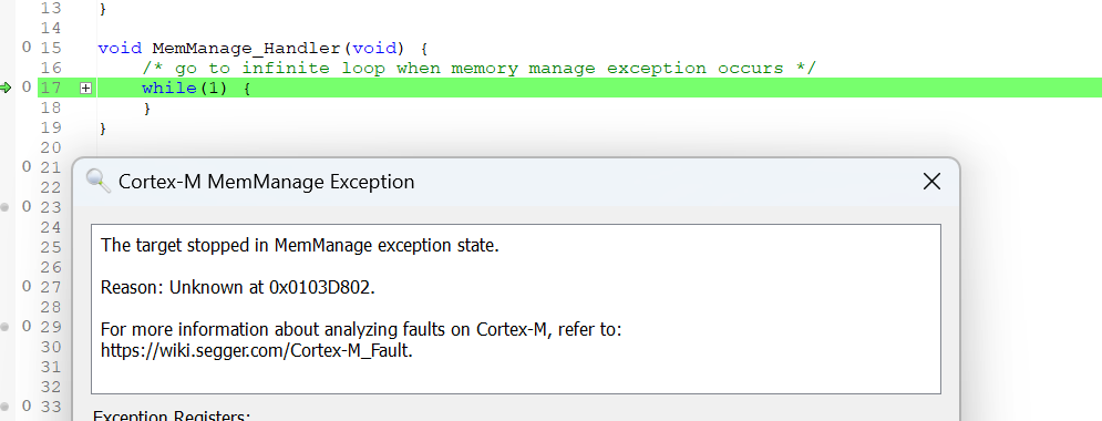 ARM Cortex-M: Пуск Memory Рrotection Unit (MPU) - 7