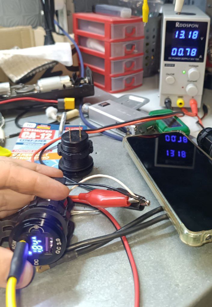 Встраиваемый цилиндрический модуль в работе