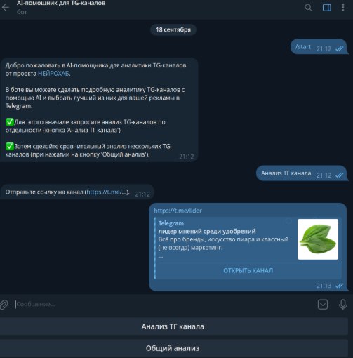 Как выбрать эффективные каналы под рекламу с помощью ИИ-бота - 2 Как выбрать эффективные каналы под рекламу с помощью ИИ-бота - 2